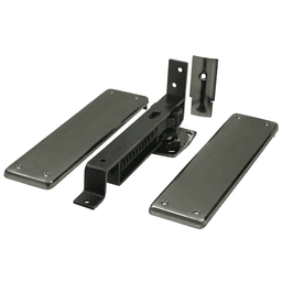 DASH95 Double-Action Spring Hinge, 3-3/4" x 9-1/4", Antique Nickel Main - Image