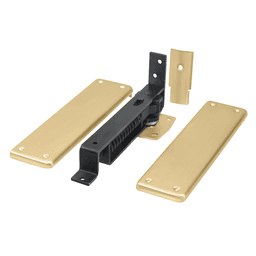 DASH95 Double-Action Spring Hinge, 3-3/4" x 9-1/4", Painted Black Alt 1 - Image