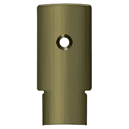 Back Plate 3-1/4" x 1" for DASH95, Antique Brass Main - Image