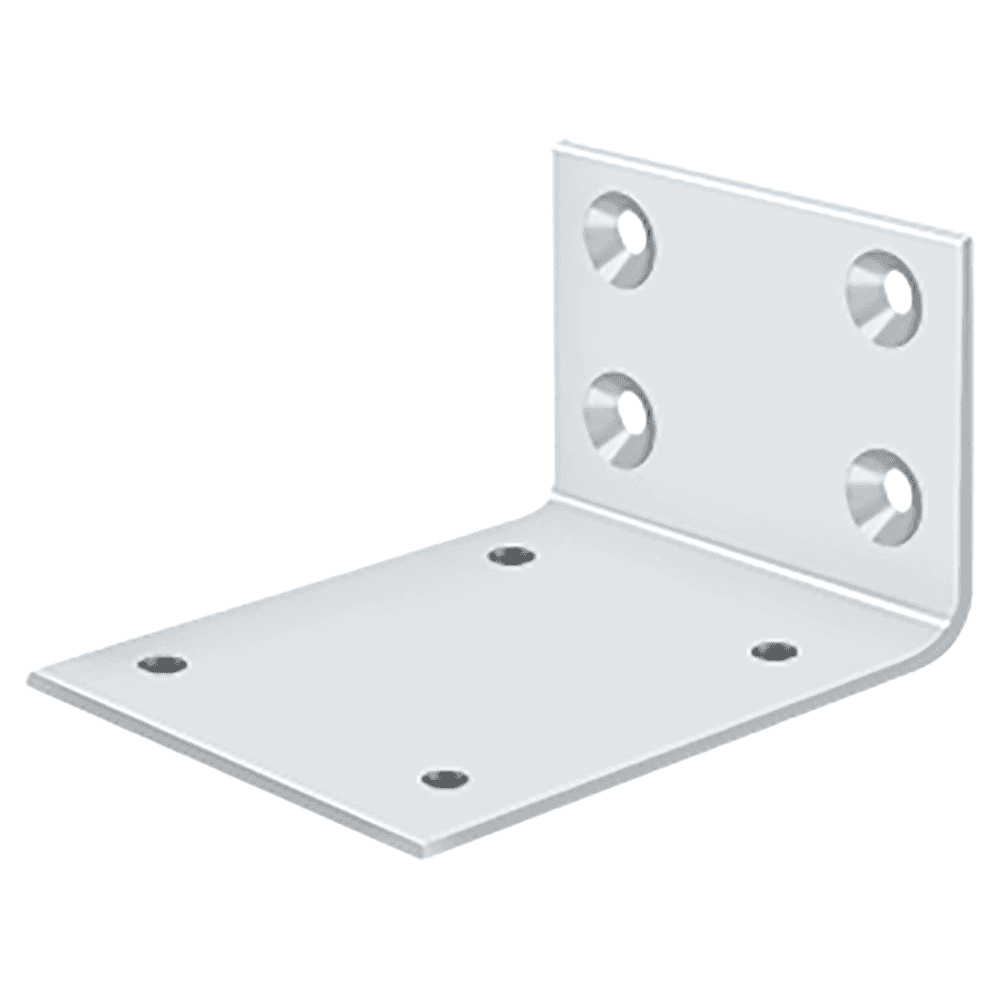 3-5/8" Jamb Bracket for DASH95, Prime White Main - Image