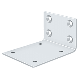 3-5/8" Jamb Bracket for DASH95, Prime White Main - Image