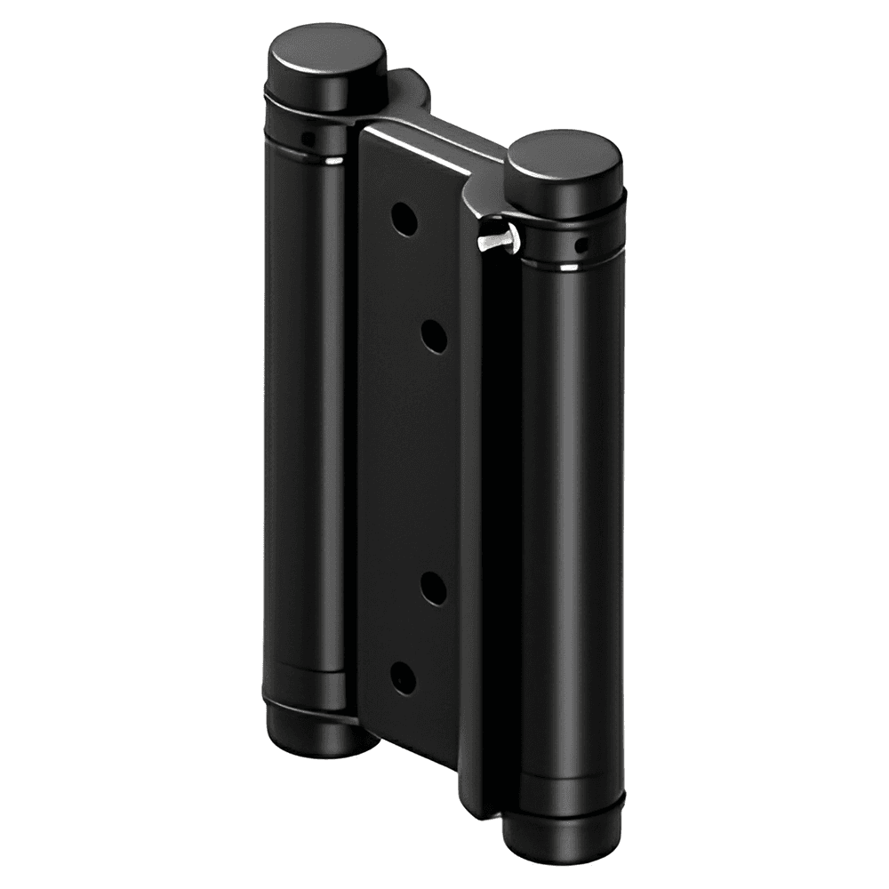 4-5/8" Double Action Saloon Hinge, Paint Black Main - Image
