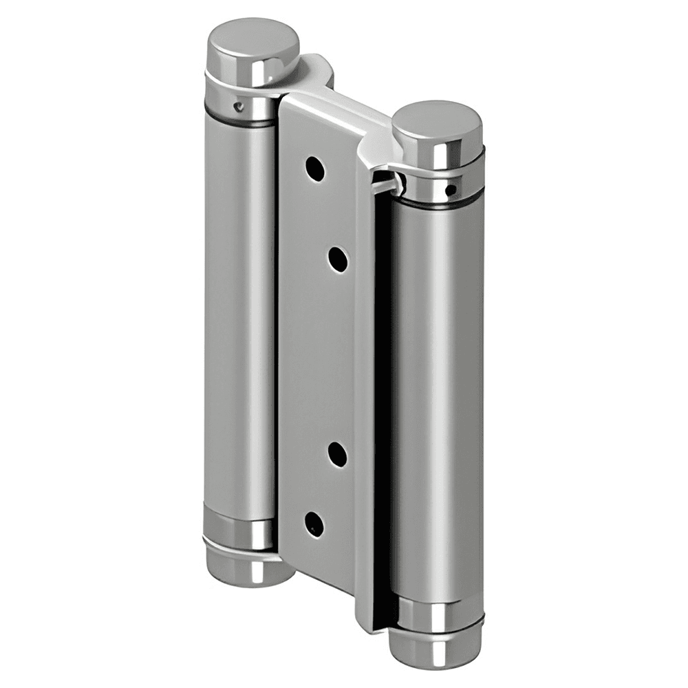 4-5/8" Double Action Saloon Hinge, Brushed Stainless Steel Main - Image
