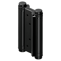 5-1/2" Double Action Saloon Hinge, Paint Black Main - Image