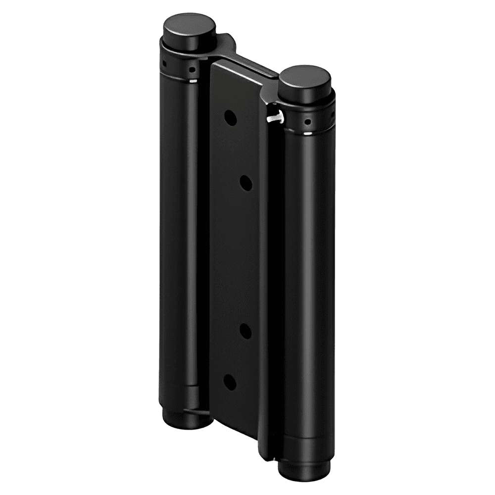 6-5/8" Double Action Saloon Hinge, Paint Black Main - Image