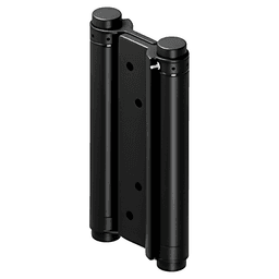 6-5/8" Double Action Saloon Hinge, Paint Black Main - Image