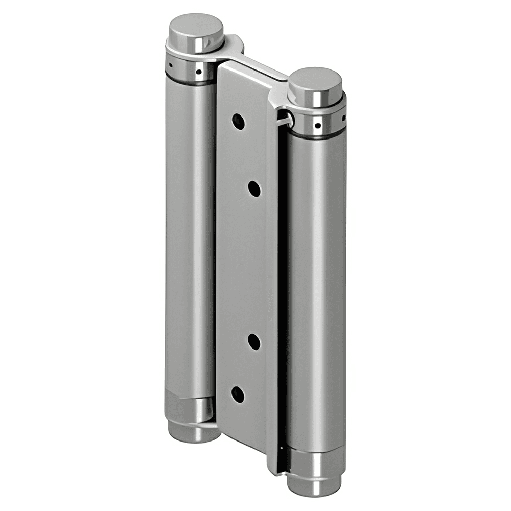 6-5/8" Double Action Saloon Hinge, Brushed Stainless Steel Main - Image