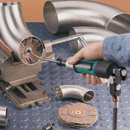 Lightweight dyninger finishing tool with spindle-mount