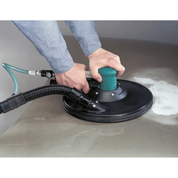 Includes weight-mated sanding pad for reduced vibration levels