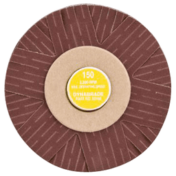 Dynabrade 4" 150 Grit Spindle-Mount Sanding Star for Woodworking and Metalworking Applications