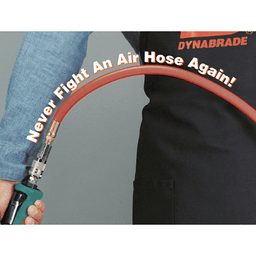 Dynabrade air tool swivel fitting improves maneuverability