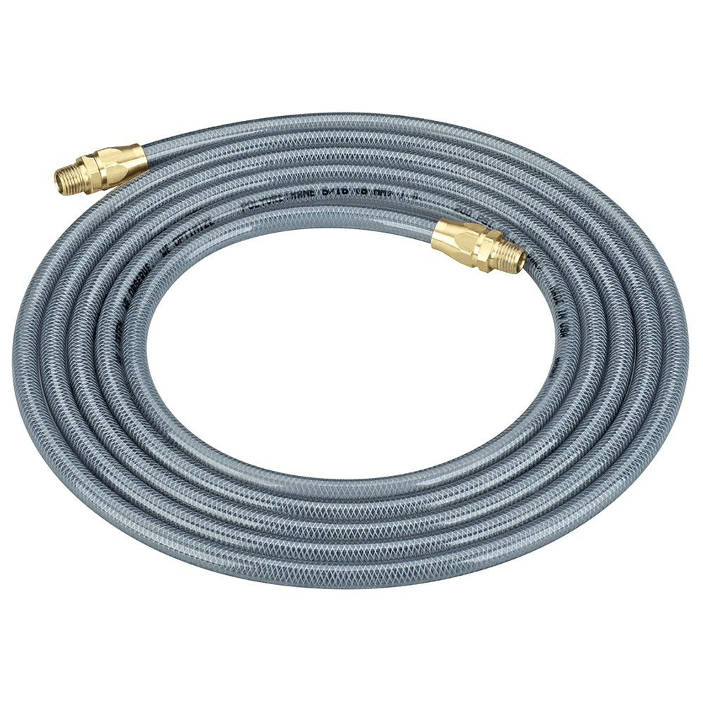 Dynabrade 50ft Max Flow Air Hose Assembly with Male to Female Fitting for Increased Airflow to Your Tools