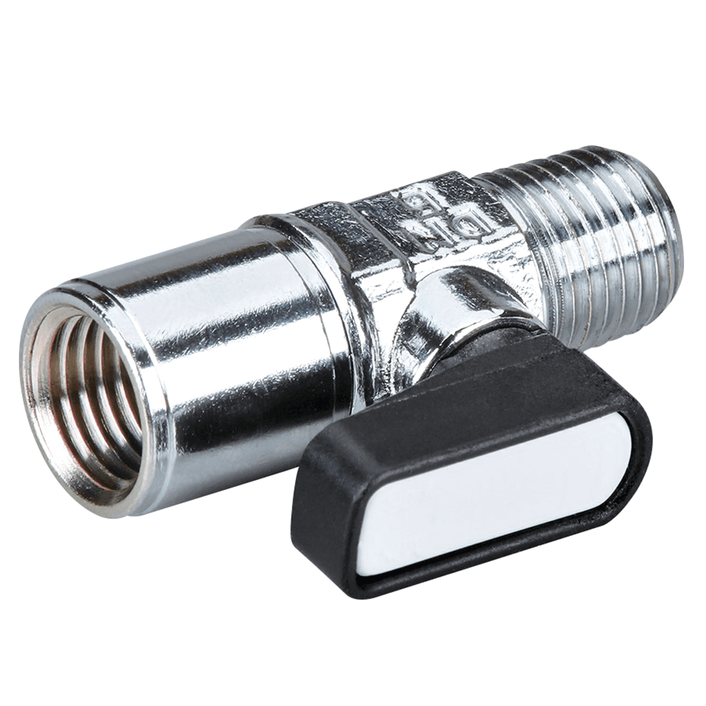 Dynabrade 1/4" Flow Control Air Line Connector - Universal Joint Design, Durable Metal Construction, Finger-tip Air-flow Control