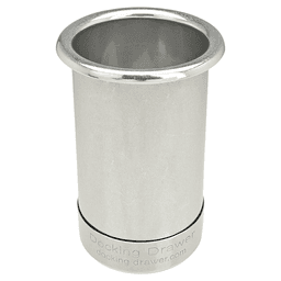 0024-00503 3" Round Capped Bottom Docking Drawer Canister, Stainless Steel Main - Image