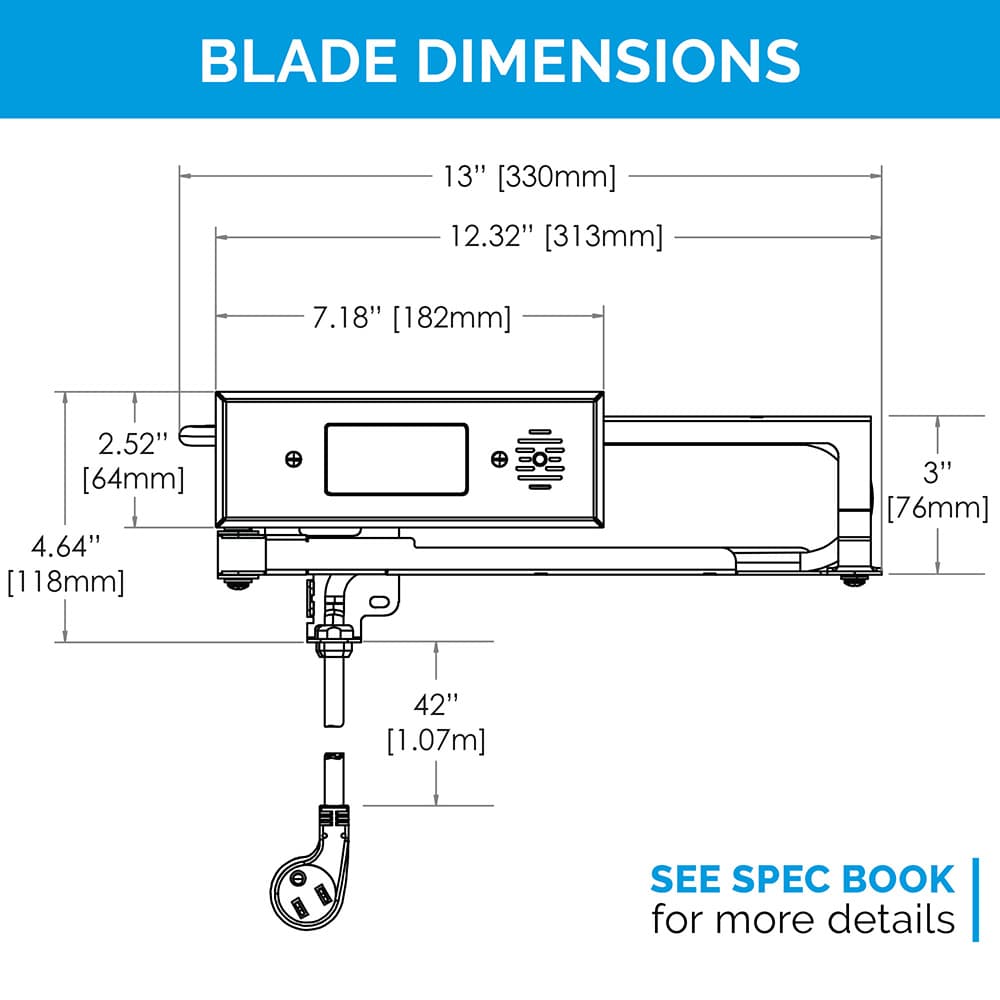 Docking Drawer Blade In-Drawer Outlet with 15-amp 2 AC - GFCI, White Alt 6 - Image