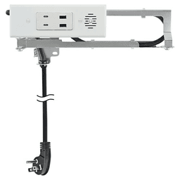 Docking Drawer Blade In-Drawer Outlet with 2 30W USB-C/USB-A Port, White Main - Image