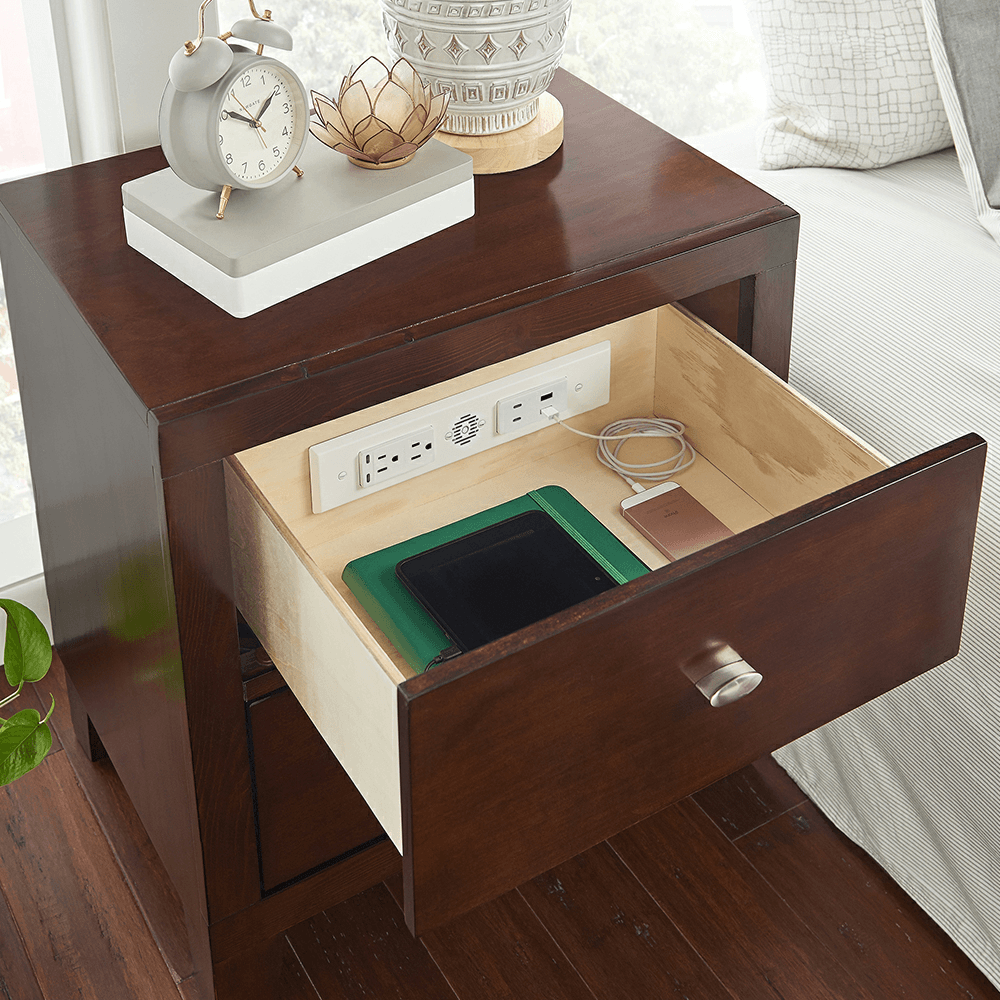 Docking Drawer Blade Duo In-Drawer Outlet with 2 15-amp AC Outlet and 2 65W USB-C/2 30W USB-C/USB-A Port, White Alt 3 - Image