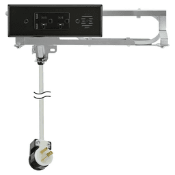 Docking Drawer Blade In-Drawer Outlet with 2 20-amp AC Outlet and 2 65W USB-C Port, Black Main - Image