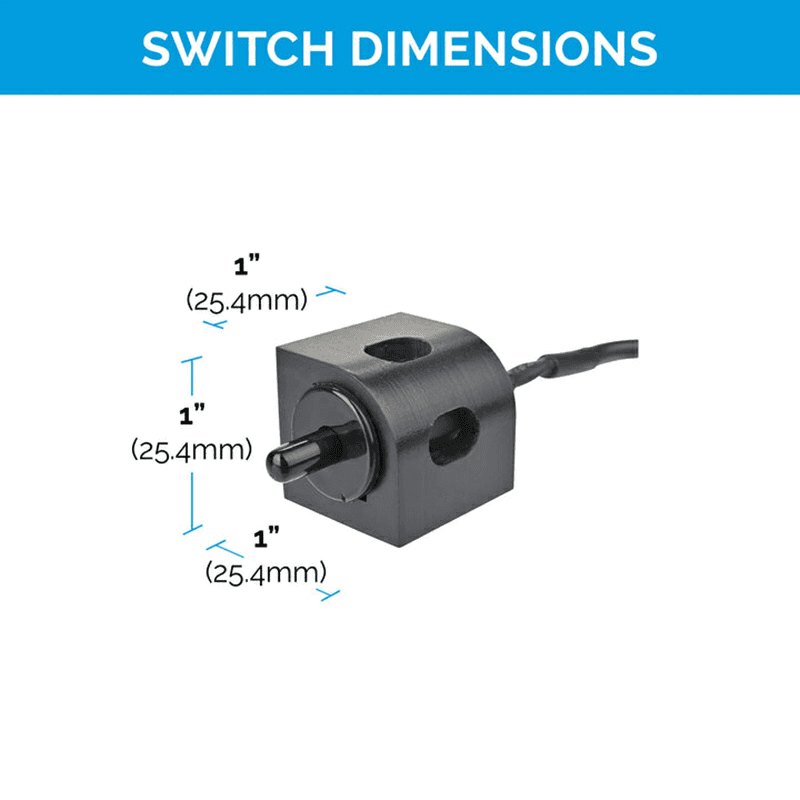 Docking Drawer 20-amp Safety Interlock Outlet with Corner Mount Black Limit Switch Turns OFF Power Alt 5 - Image
