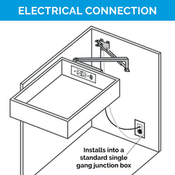 Docking Drawer 20-amp Safety Interlock Outlet with Blade Limit Switch, White Alt 7 - Image