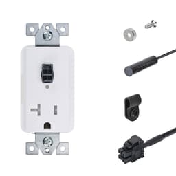 Docking Drawer 20 amp Safety Interlock Outlet for Appliance Garages with Magnetic Switch (Normally Open) - Main Image