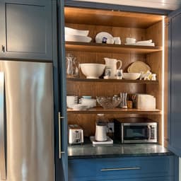 Docking Drawer 15 and 20 amp Safety Interlock for Appliance Garages Disconnect with Magnetic Switch (Normally Closed) - LifeStyle Image