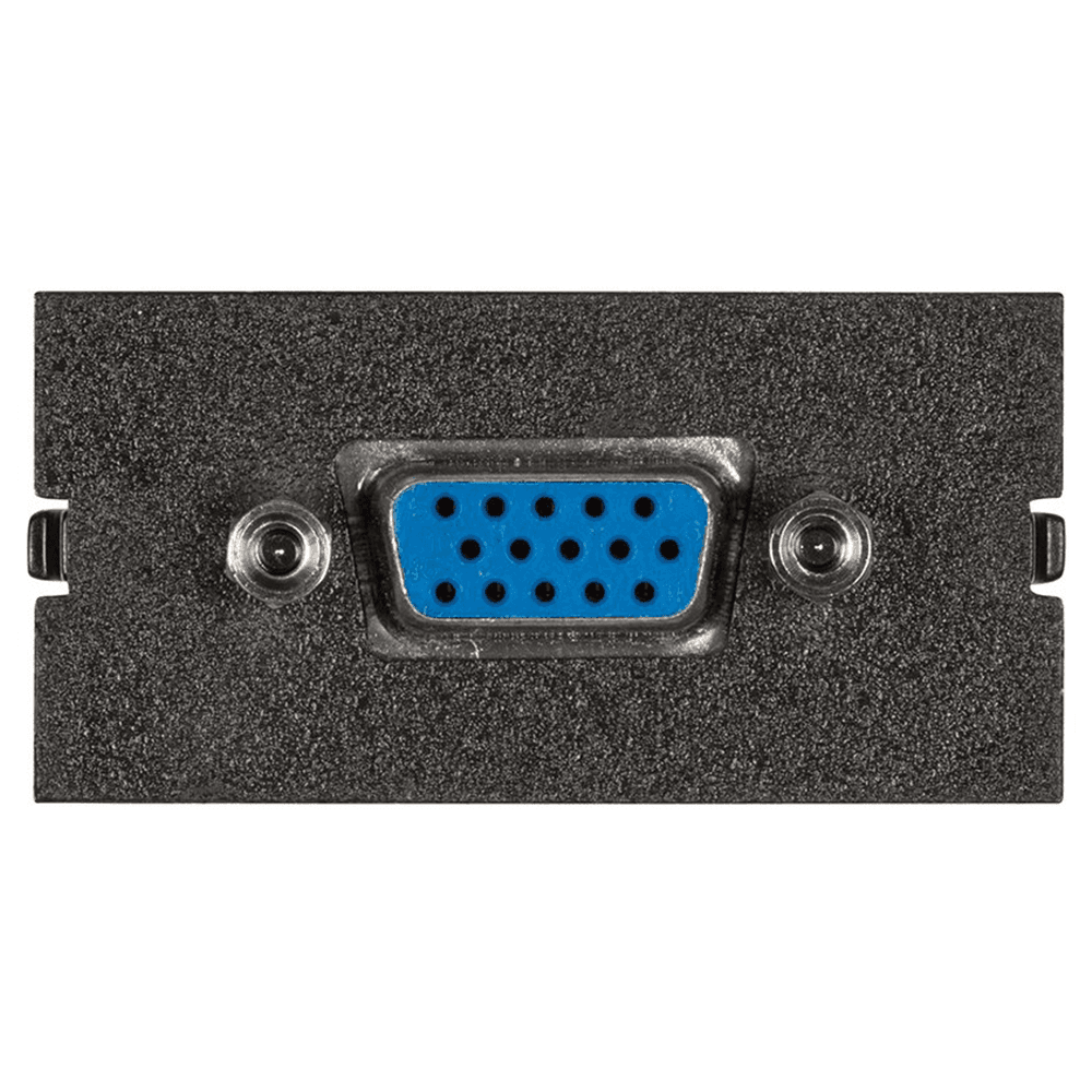Female to Female VGA 15 Pin black adapter from Doug Mockett And Company Inc
