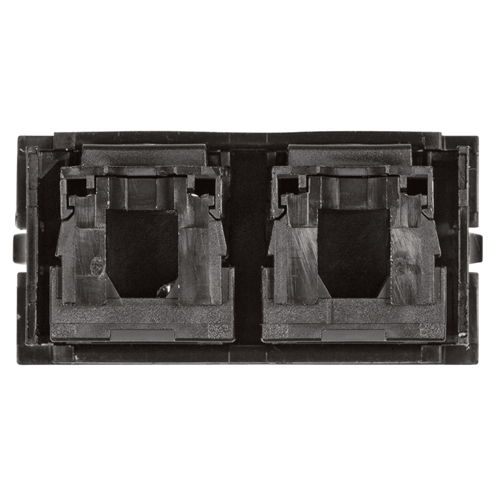 Dual Cat5e RJ45 Black bezel for PCS3 and 59 insert options