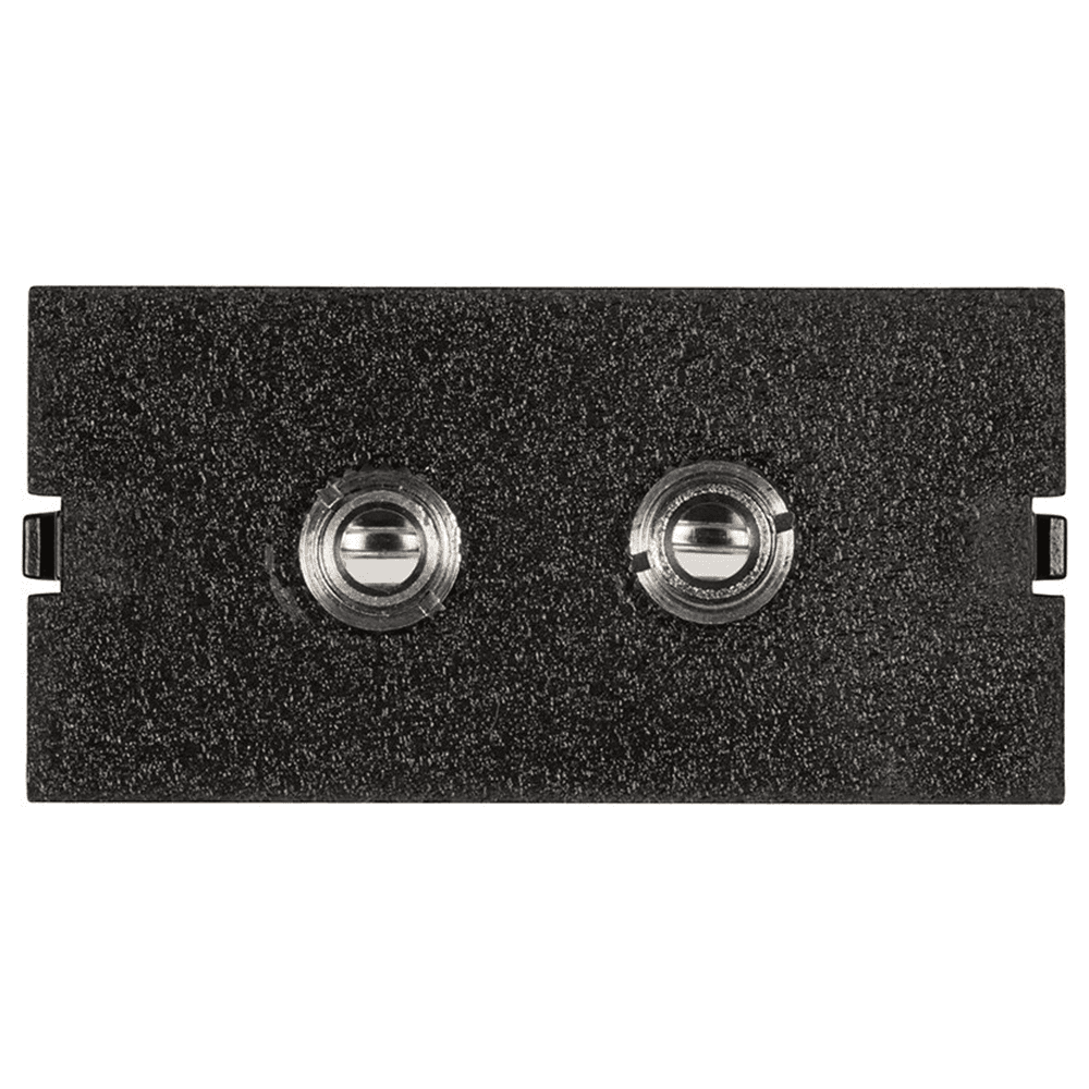 Doug Mockett's 1/8" Dual Mini Stereo Connector in Black