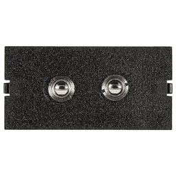 Doug Mockett's 1/8" Dual Mini Stereo Connector in Black