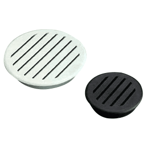 Matte Black 3" Air Vent Grommet Cap Set for 2-1/2" Hole by Doug Mockett And Company Inc