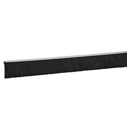 6'' Brush Strip in Matte Black from Doug Mockett And Company Inc for Broadcast Studios and Large Conference Tables