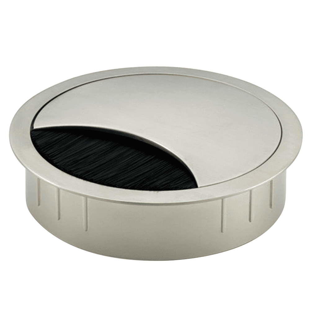 Cable Management Grommet Set with Brush Opening for Clean Look by Doug Mockett And Company Inc