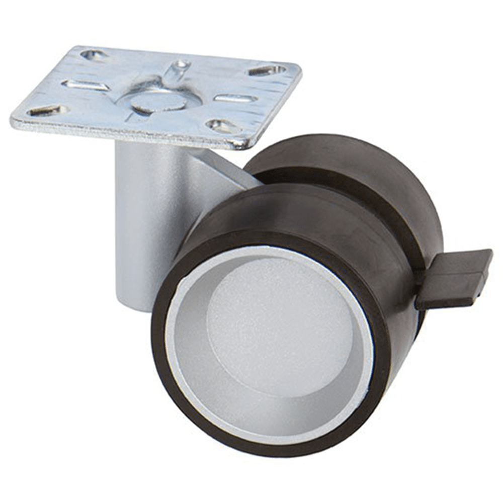 Plastic caster with stem mount and 360˚ swivel - Doug Mockett And Company Inc
