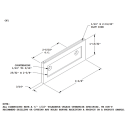 Satin Aluminum Tag Holder for Modern Cabinets, Files, and Kitchen Fixtures