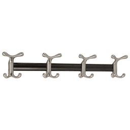 CH13K Coat Hook Slides Over Black Mounting Bracket Base and Secured with Allen Screw