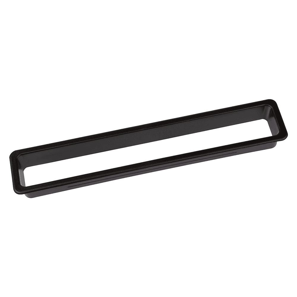 12-1/2" Paper Slot Grommet and Recycle Bin Liner in Matte Black by Doug Mockett And Company Inc - Image 1
