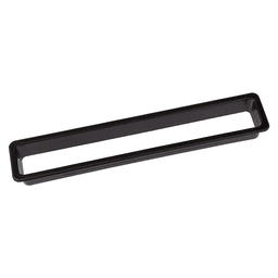 12-1/2" Paper Slot Grommet and Recycle Bin Liner in Matte Black by Doug Mockett And Company Inc - Image 1