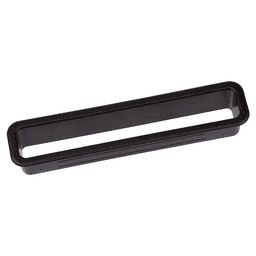 6" paper slot grommet/recycle bin liner in Matte Black color by Doug Mockett And Company Inc