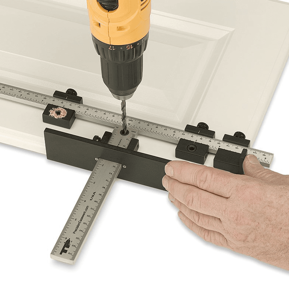 12-1/2" x 7-7/8" Drill Guide, Satin Aluminum - Alt Image 2