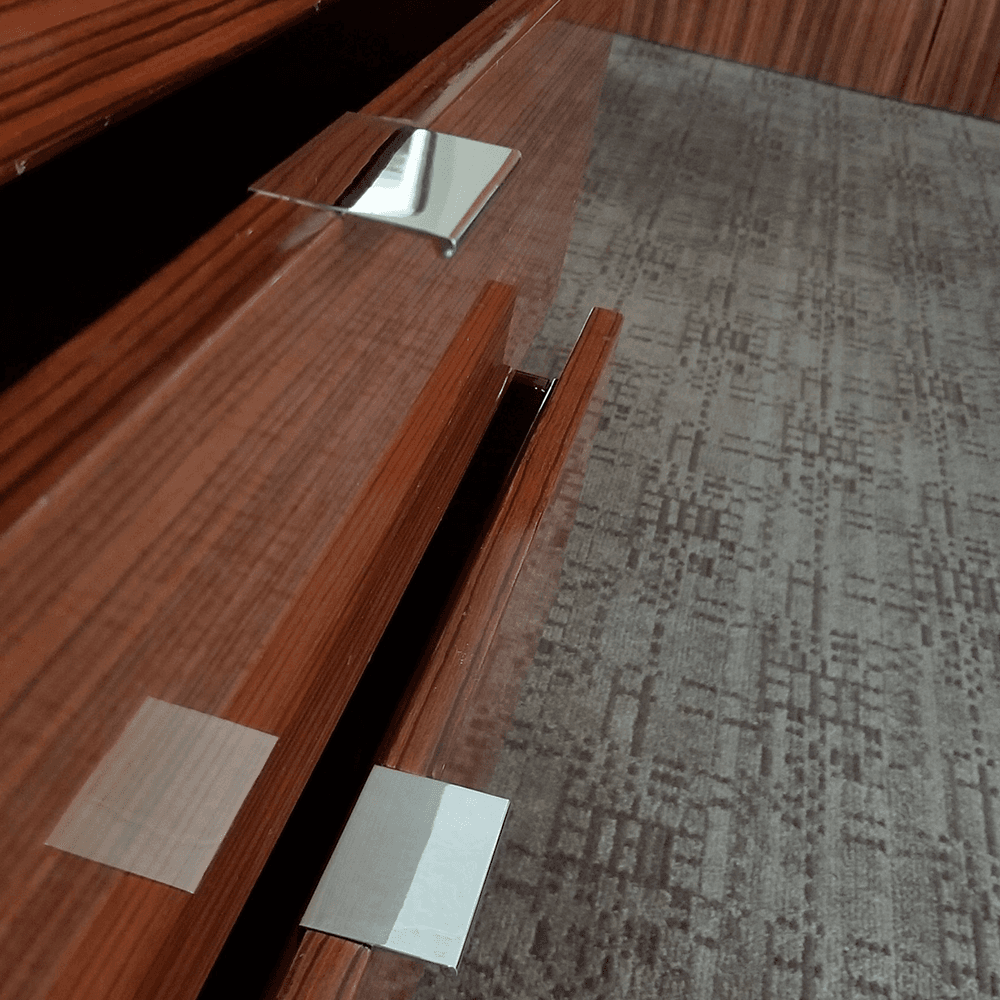 Stylish Matte Black Drawer Hardware - Doug Mockett And Company Inc