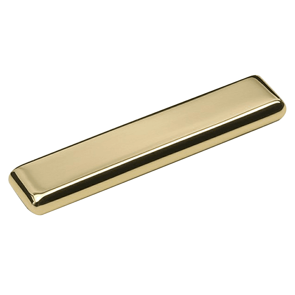 3-25/32" Polished Brass Cabinet Hardware Tab Pull - Doug Mockett And Company Inc