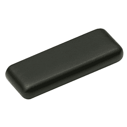 1-7/8" Tab Drawer Pull in Matte Black from Doug Mockett And Company Inc