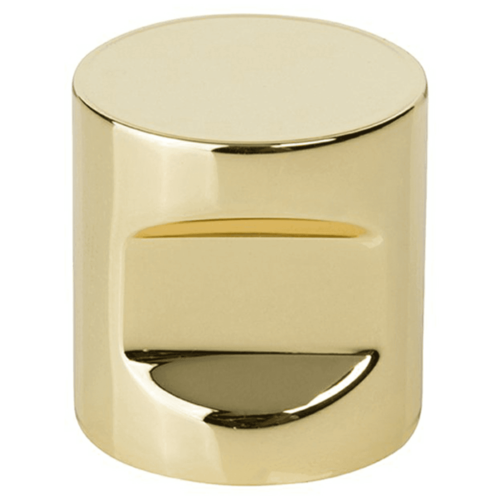 7/8" Cabinet Knob in Polished Brass by Doug Mockett And Company Inc