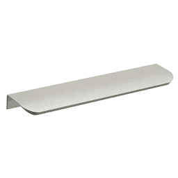 Brushed Satin Aluminum Medium Round Edge Drawer Pull by Doug Mockett And Company Inc