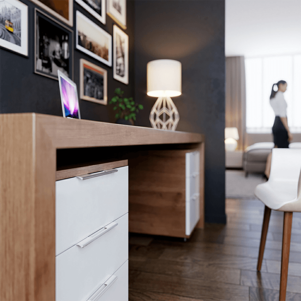 Urban Edge Drawer Pull with Surprisingly Strong Crossbar - Top View