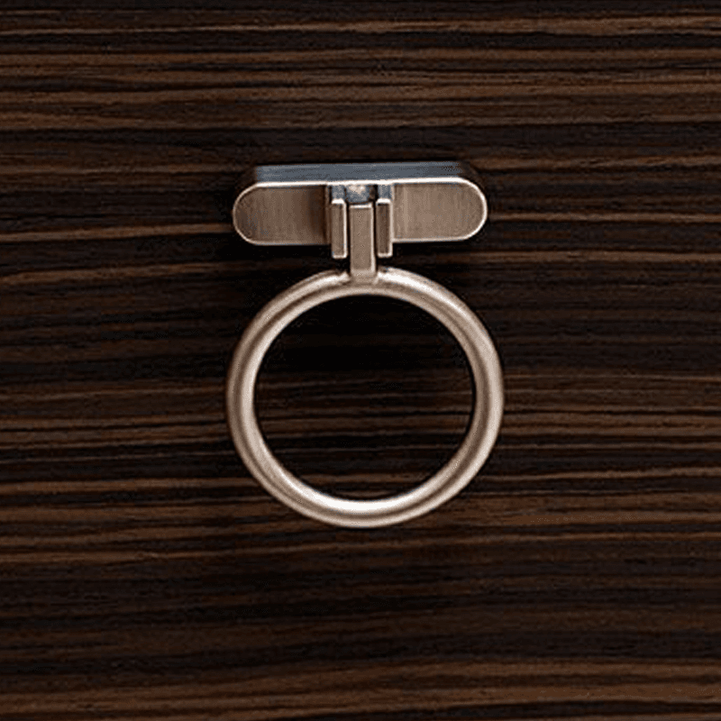 Treasure Chest Drawer Pull in Satin Nickel Finish by Doug Mockett And Company Inc