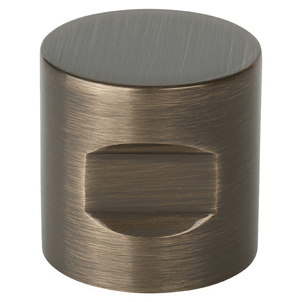 Cylindrical Satin Chrome Cabinet Knob by Doug Mockett And Company Inc
