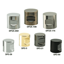 Satin Chrome Notched Cylindrical Cabinet Knob by Doug Mockett And Company Inc