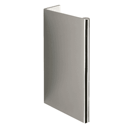 Contemporary 4" Edge Finger Pull in Polished Chrome